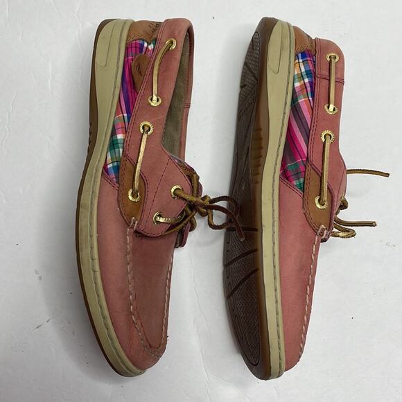 Sperry brown and plaid boat shoes - Picture 4 of 8